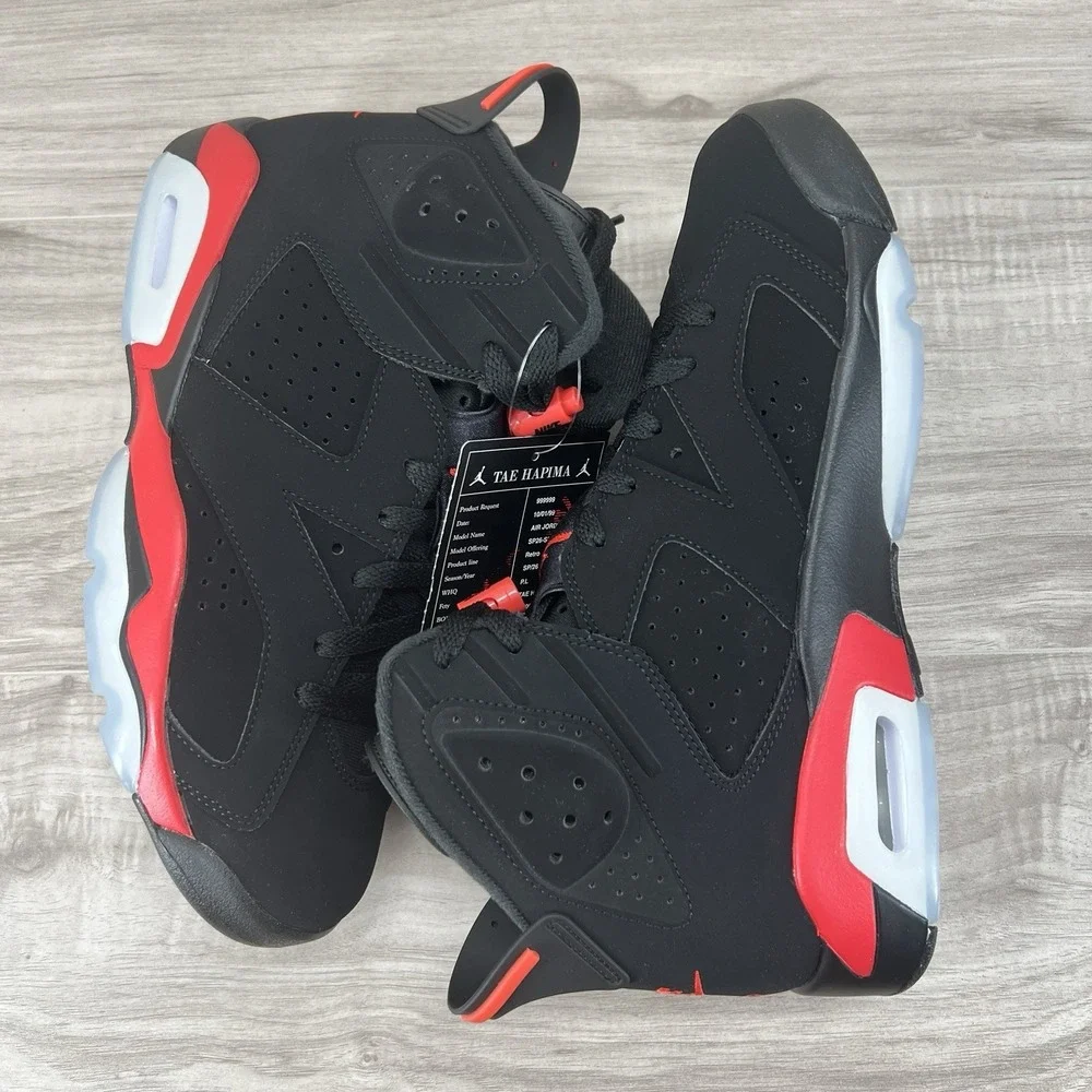 Nike Air Jordan 6 Retro Infrared Salesman Men's Size 9.5 New CT8529 001